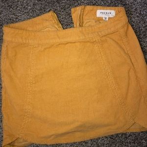 PacSun mini skirt orange/yellow
